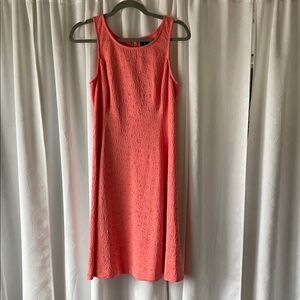 Worthington Coral Textured Midi Dress